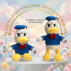 PELUCHE DISNEY PATO DONALD SENTADO GRANDE (35CM APROX) NS-MRDW-031 (P2276)