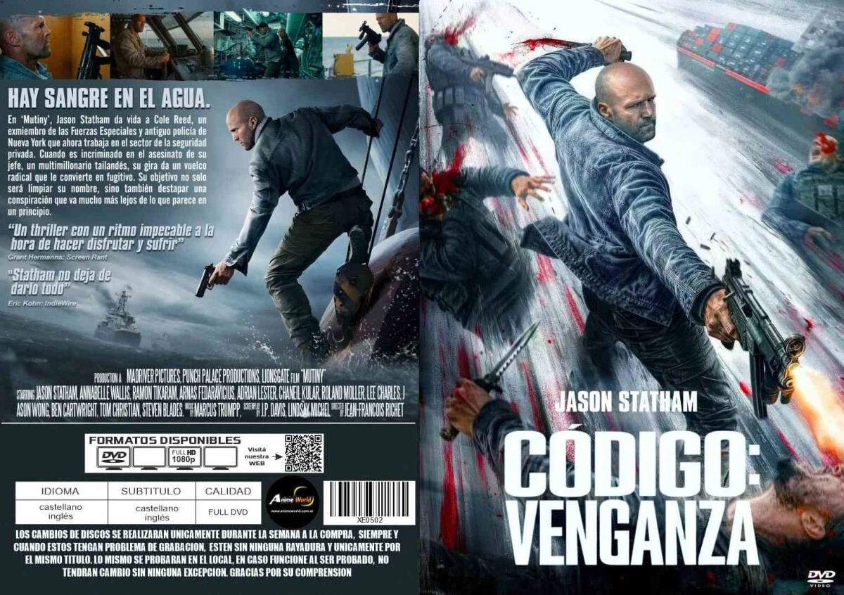 CINE + EN SOBRE CODIGO VENGANZA (MUTINY) (XE0502)
