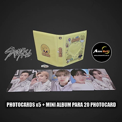 PHOTOCARDS x5 + MINI ALBUM PARA 20 PHOTOCARD STRAY KIDS KP012 (A0946)