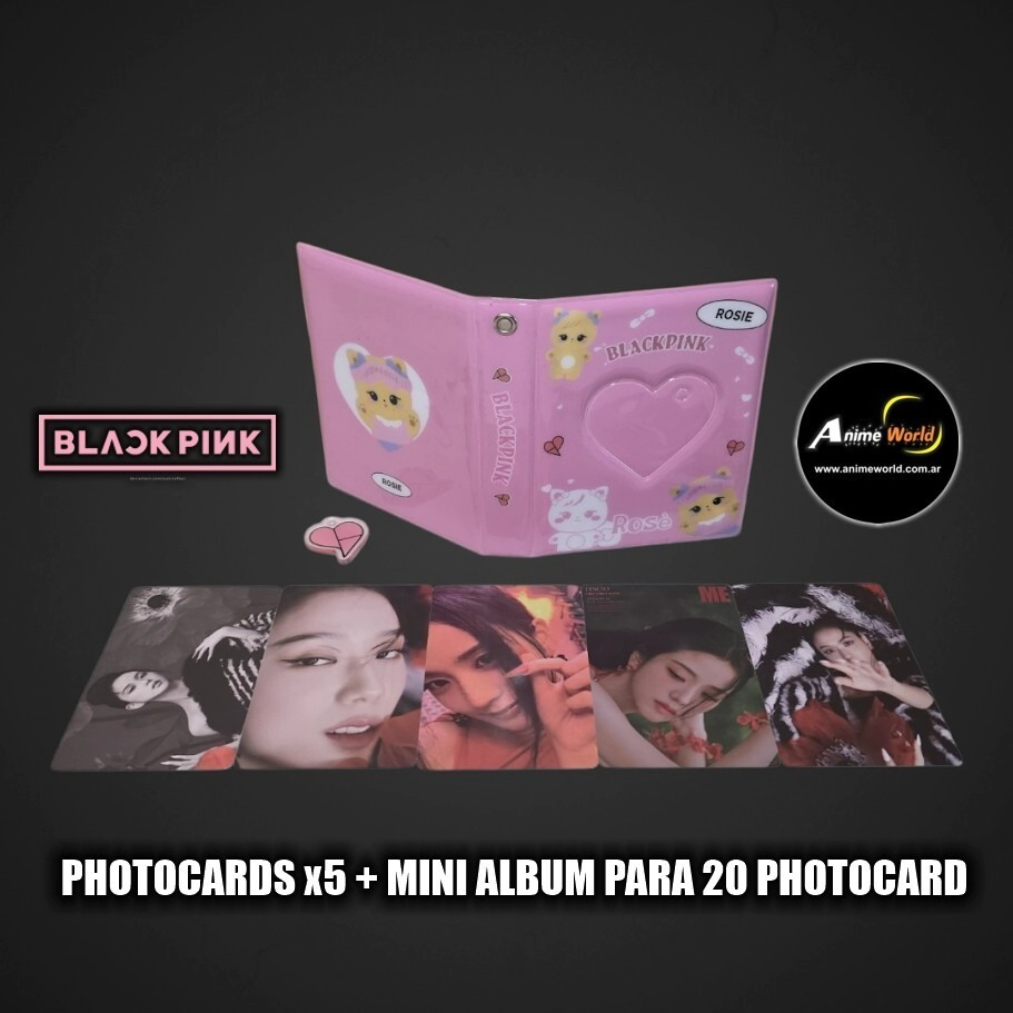 PHOTOCARDS x5 + MINI ALBUM PARA 20 PHOTOCARD BLACK PINK KP011 (A0949)
