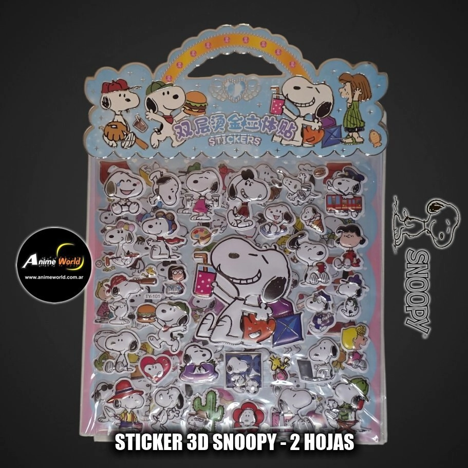 STICKER 3D SNOOPY NS-TZ-SNB 492121 (A0950)