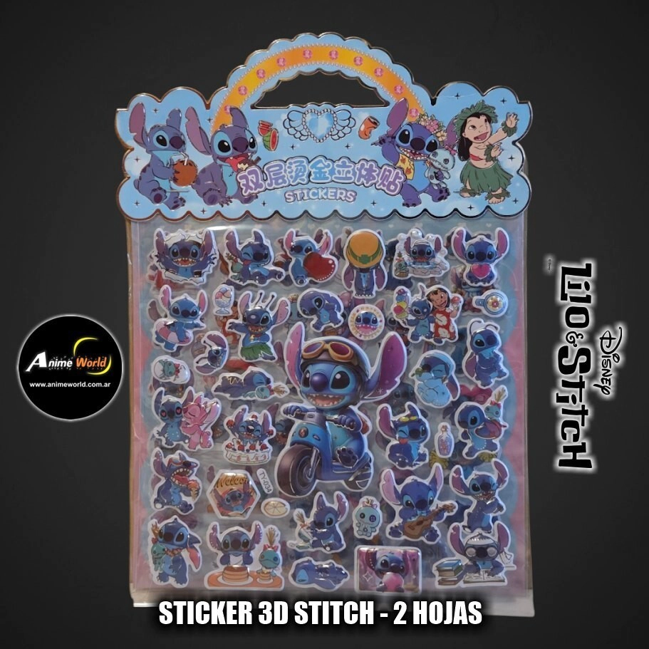 STICKER 3D STITCH NS-TZ-STI 492121 (A0951)