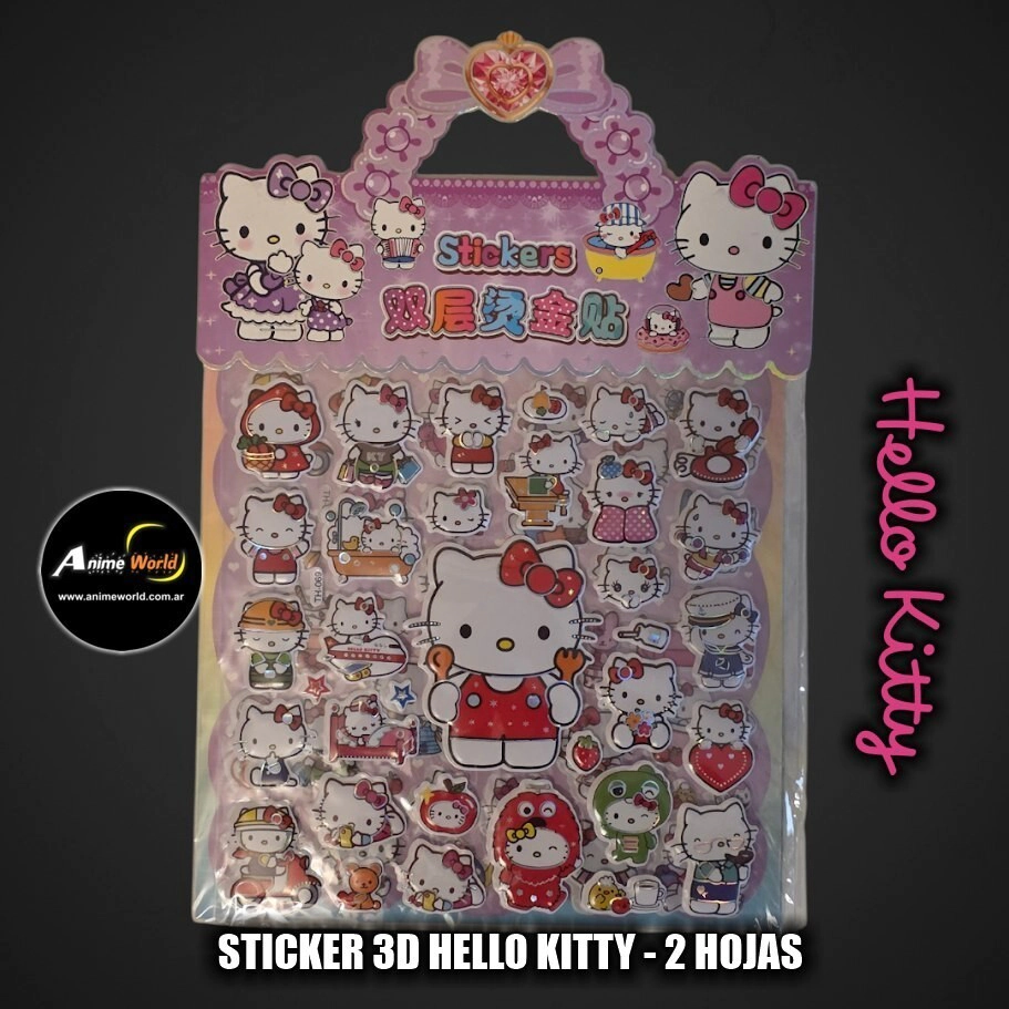 STICKER 3D HELLO KITTY NS-TZ-KIT 5884 (A0953)