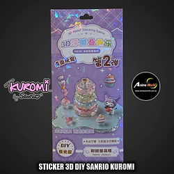 STICKER 3D DIY SANRIO KUROMI NS-3DDDL-KU 0069 (A0955)