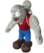 PELUCHE ZOMBIE GRANDE - ZOMBIESTEIN (35CM APROX) (P0318)