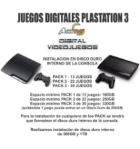 PACK 3 - 30 JUEGOS DIGITALES PS3 (320GB)