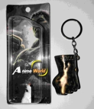 LLAVERO -+ HULK DE METAL DORADO-PLATEADO (A0080)