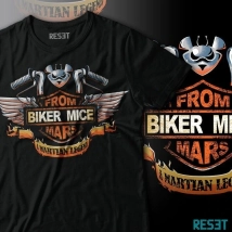 RESET REMERAS - MOTO RATONES (TALLA L) (020)