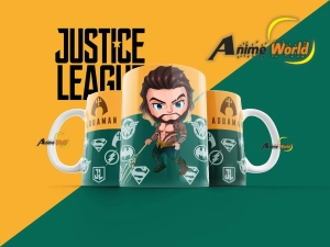 TAZAS (POLIMERO) LIGA DE LA JUSTICIA VOL 1 (6 MODELOS)