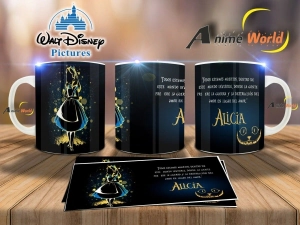 TAZAS (POLIMERO) DISNEY CON FRASE PERSONALIZABLE (24 MODELOS)