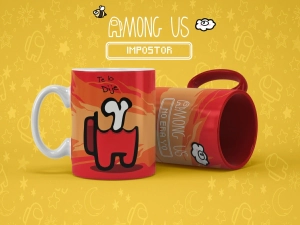 TAZAS (CERAMICA) AMONG US VOL 1 (16 MODELOS)