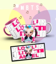 TAZAS (POLIMERO) BTS VOL 1 (14 MODELOS)
