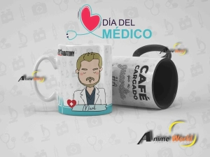 TAZAS (POLIMERO) DIA DEL MEDICO (13 MODELOS)