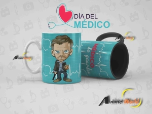 TAZAS (CERAMICA) DIA DEL MEDICO (13 MODELOS)