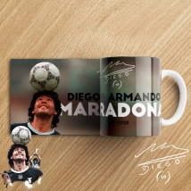 TAZAS (POLIMERO) MARADONA HOMENAJE (5 MODELOS)