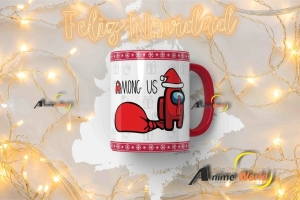 TAZAS (POLIMERO) AMONG US VOL 5 (NAVIDAD) (13 MODELOS)