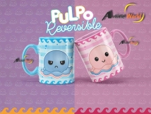 TAZAS (CERAMICA) PULPO REVERSIBLE (12 MODELOS)
