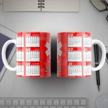 TAZAS (CERAMICA) CALENDARIO PARA NAVIDAD Y FIN DE A&Ntilde;O (20 MODELOS)