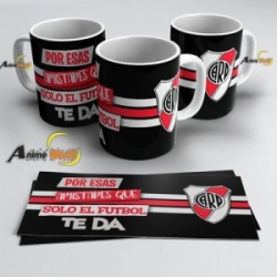 TAZAS (CERAMICA) DIA DEL AMIGO VOL 2 FUTBOL (9 MODELOS)