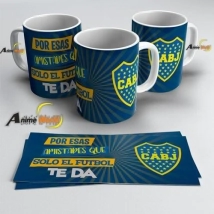 TAZAS (CERAMICA) DIA DEL AMIGO VOL 2 FUTBOL (9 MODELOS)