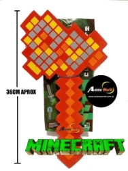 MINECRAFT GOMA EVA + HACHA (36CM APROX) (A0085)