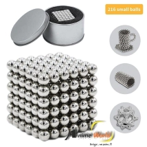 NEOCUBE MAGNETICO PLATEADO (216 ESFERAS) (C0042)