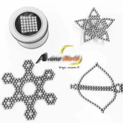 NEOCUBE MAGNETICO PLATEADO (216 ESFERAS) (C0042)