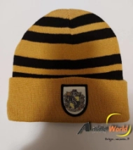 HARRY POTTER - GORRO ESCUDO HUFFLEPUFF BORDADO