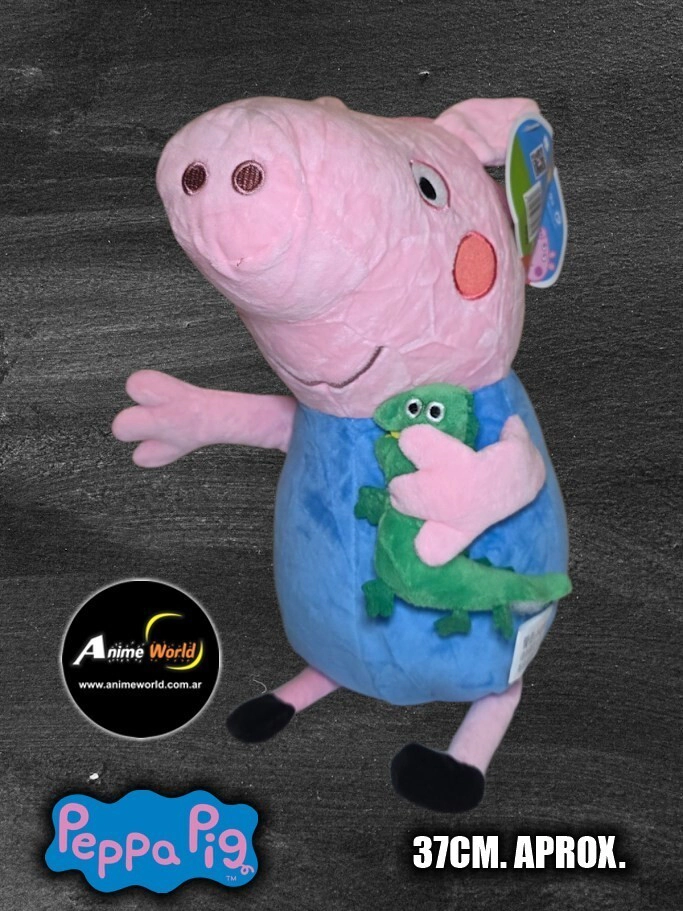 PELUCHE PEPPA PIG GRANDE - GEORGE (37CM APROX) (P0073)