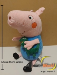 PELUCHE PEPPA PIG GRANDE - GEORGE (38CM APROX) (P0073)