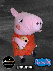 PELUCHE PEPPA PIG GRANDE - PEPPA (37CM APROX) (P0074)