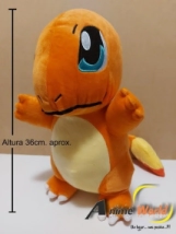 PELUCHE POKEMON GRANDE - CHARMANDER (36CM APROX) (P0079)