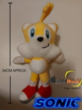 PELUCHE SONIC CHICO - TAILS (27CM APROX) (P0108)