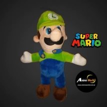 PELUCHE SUPER MARIO BROSS - LUIGGI PARADO (27CM APROX) (P0111)