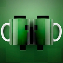 TAZA PLASTICA - MINECRAFT (T0017)