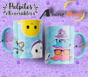 TAZA PLASTICA - PULPO (T0038)