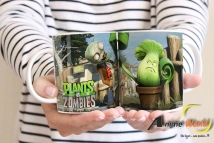 TAZA PLASTICA - PLANTAS VS ZOMBIES (T0046)