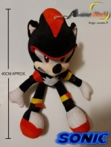 PELUCHE SONIC GRANDE - SHADOW (40CM APROX) (P0133)