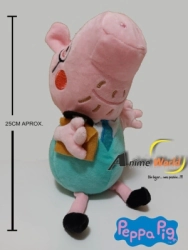 PELUCHE PEPPA PIG CHICO - PAPA CERDITO (25CM APROX) (P0138)