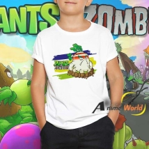 REMERA POLIESTER - PLANTAS VS ZOMBIE (TALLA 6) (R0014)