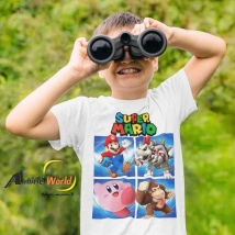 REMERA POLIESTER - SUPER MARIO BROSS (TALLA 12) (R0020)