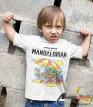 REMERA POLIESTER - STAR WARS BABY YODA (TALLA 6) (R0023)