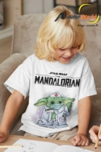 REMERA POLIESTER - STAR WARS BABY YODA (TALLA 14) (R0032)