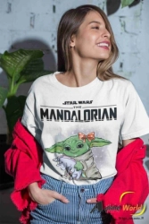REMERA POLIESTER - STAR WARS BABY YODA (TALLA M) (R0033)