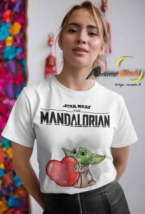 REMERA POLIESTER - STAR WARS BABY YODA (TALLA L) (R0034)