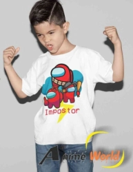 REMERA POLIESTER - AMONG US (TALLA 8) (R0045)