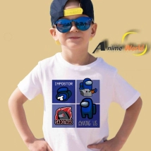 REMERA POLIESTER - AMONG US (TALLA 8) (R0047)