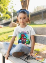 REMERA POLIESTER - AMONG US (TALLA 8) (R0048)