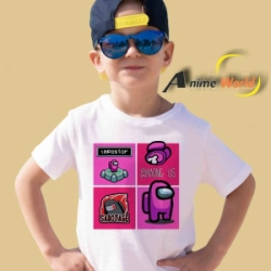 REMERA POLIESTER - AMONG US (TALLA 16) (R0049)