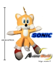 PELUCHE SONIC GRANDE - TAILS (48CM APROX) (P0184)